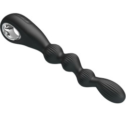 Pretty Love - Vibrateur Anal Federer 12 Vibrations Noir